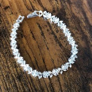 Avon Silver Tennis Bracelet